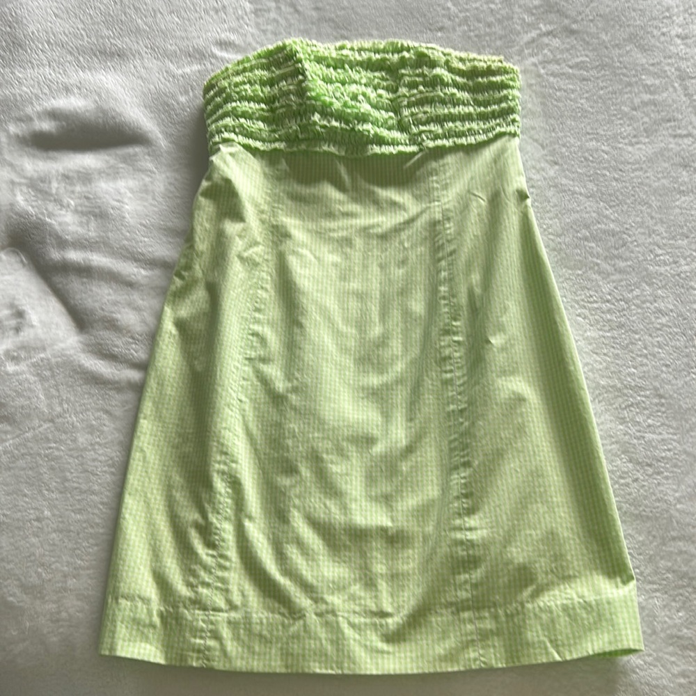 Lilly Pulitzer tie-back strapless dress. Size 2.